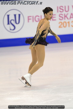 2013-03-02 Milano - World Junior Figure Skating Championships 9218 Samantha Cesario USA